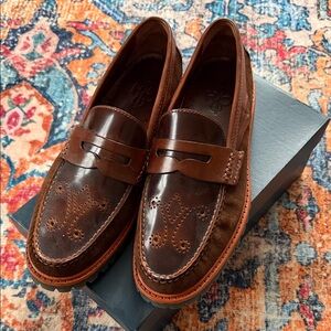 Cole Haan Dark Brown Leather Loafers